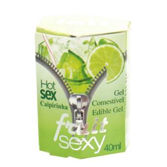 Comprar o produto de  GEL COMESTÍVEL FRUIT SEXY CAIPIRINHA 40ML INTT P/ SEXO ORAL em Outros pela empresa Sexshop Ivone Vito em Bauru, SP por Solutudo