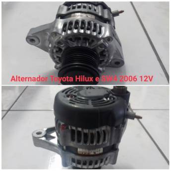 Comprar o produto de Alternador Toyota Hilux e SW4 2006 12v recondicionado com garantia em A Classificar em Caraguatatuba, SP por Solutudo