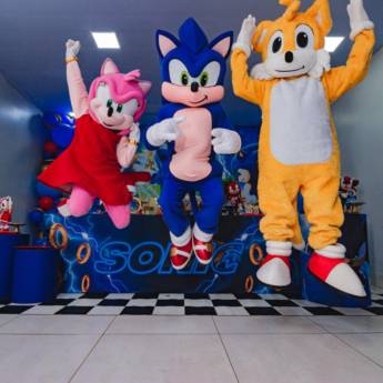 Comprar o produto de Turma Sonic em Festas e Eventos pela empresa Tutitu Animações em Belo Horizonte, MG por Solutudo