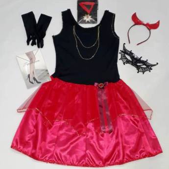 Comprar o produto de 2374 - Diabinha adulto (tamanho 44) em Fantasia Adulto Feminina em Tietê, SP por Solutudo