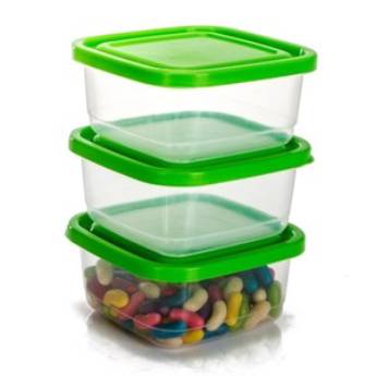 Comprar o produto de Conjunto de Pote 3 Peças Prime Ercaplast  em Potes pela empresa Casa Vitória em Foz do Iguaçu, PR por Solutudo