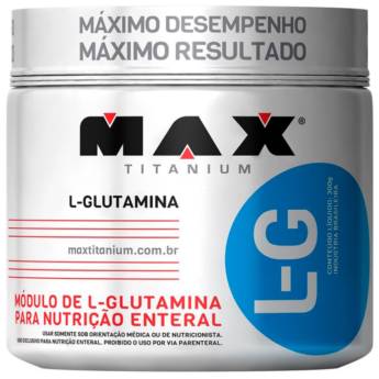 Comprar o produto de Glutamina (300g) Max Titanium em Suplementos Alimentares em Bauru, SP por Solutudo