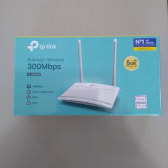 Comprar produto Roteador Wireless TP-Link 300mbps 5Dbi em Roteadores e Access Points pela empresa RC Consult em Atibaia, SP