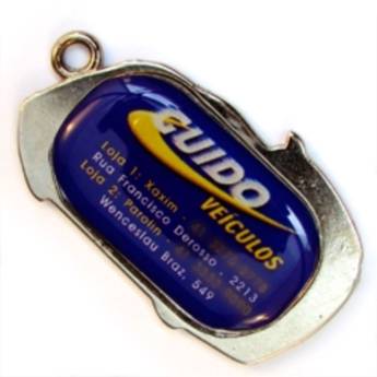 Comprar o produto de Chaveiro Medalha ou Pingente COD 506 - Carro Esportivo de Metal em Chaveiros Medalha ou Pingente em São José do Rio Preto, SP por Solutudo