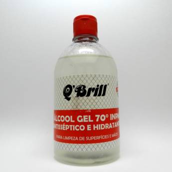Comprar o produto de Álcool em gel 70º QBrill Embalagem de 500 ml em Higiene Pessoal pela empresa EmbalaFoz em Foz do Iguaçu, PR por Solutudo