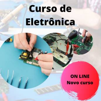 Comprar o produto de Curso de Eletrônica ONLINE em Cursos Profissionalizantes em Araçatuba, SP por Solutudo