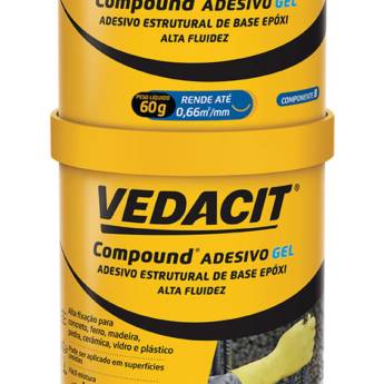 Comprar o produto de Adesivo Estrutural Compound Adesivo Vedacit 500gr  em Materiais para Construção em Boituva, SP por Solutudo
