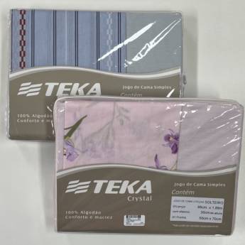 Comprar o produto de Jogo de cama solteiro Teka em A Classificar em Uberlândia, MG por Solutudo