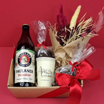 Comprar o produto de KIT PRESENTE - PURO AMOR CERVEJA PREMIUM em Presente na Caixa em Americana, SP por Solutudo