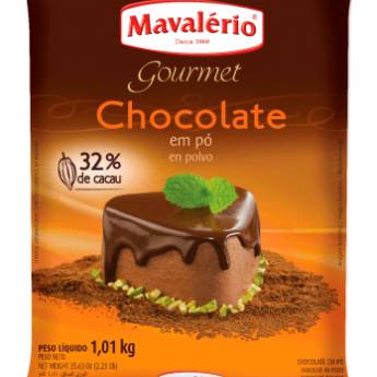 Comprar o produto de CHOCOLATE EM PÓ 32% DE CACAU MAVALÉRIO em Confeitaria em Jundiaí, SP por Solutudo