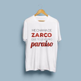 Comprar produto Camiseta "Me chama de zarco..." - GG em Camisetas pela empresa Joinvilleiros em Joinville, SC