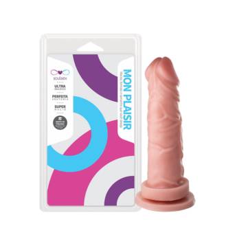 Comprar o produto de PÊNIS MACIÇO C/ VENTOSA 15,5 X 4CM PELE em Sex Shop em Bauru, SP por Solutudo