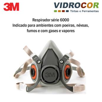 Comprar o produto de Respirador 6000 3M em Acessórios em Barra Bonita, SP por Solutudo