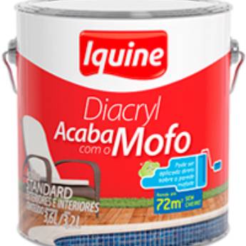 Comprar o produto de Tinta Acrílica Standard Diacryl Acaba com o Mofo Base 3,2L Iquine em Linha Imobiliária em Americana, SP por Solutudo