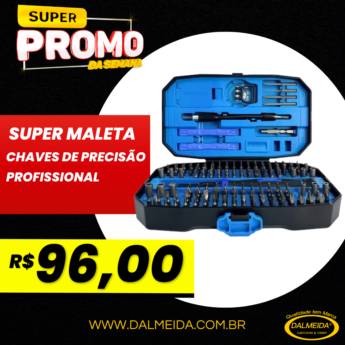 Comprar o produto de Kit Chaves Profissional Manutenção Celular Pc Notebook 152 peças em Kit Ferramentas em Bauru, SP por Solutudo Comprar o produto de Kit Chaves Profissional Manutenção Celular Pc Notebook 152 peças em Kit Ferramentas em Bauru, SP por Solutudo