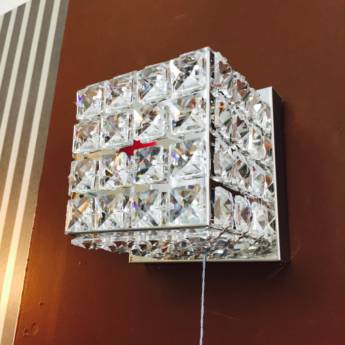 Comprar o produto de Arandela em cristal em Luminárias de Teto e Parede em Indaiatuba, SP por Solutudo