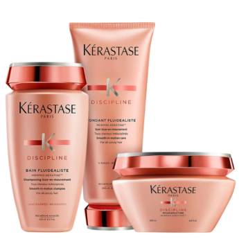 Comprar o produto de Kit Kérastase Discipline Trio (3 Produtos) em Kérastase PARIS em Jundiaí, SP por Solutudo
