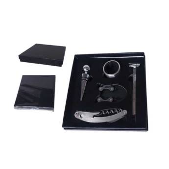 Comprar o produto de 143190 KIT P/ VINHO C/ 5 pçs. em Kit Vinho em São José do Rio Preto, SP por Solutudo