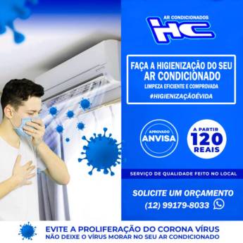 Comprar o produto de Limpeza e Higienização de Ar Condicionado em Climatizadores em Taubaté, SP por Solutudo