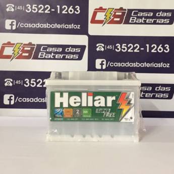 Comprar produto Bateria Heliar 60AH em Baterias pela empresa Casa das Baterias em Foz do Iguaçu, PR