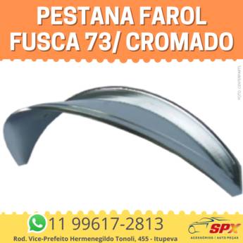 Comprar o produto de Pestana Farol Fusca 73/  Cromado  em Fusca pela empresa Spx Acessórios e Autopeças em Itupeva, SP por Solutudo