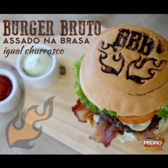 Comprar o produto de Burguer Bruto Assado na Brasa em Alimentos em Santa Cruz do Rio Pardo, SP por Solutudo
