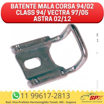Comprar o produto de BATENTE MALA CORSA 94/02 CLASS 94/ VECTRA 97/05 ASTRA 02/12 em Chevrolet pela empresa Spx Acessórios e Autopeças em Itupeva, SP por Solutudo