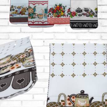 Comprar o produto de Jogo de Cozinha 6 Peças Em Oxford Estampado em Cozinha em Osasco, SP por Solutudo