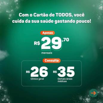 Comprar o produto de Cartão de TODOS em Saúde pela empresa Cartão de TODOS em Foz do Iguaçu, PR por Solutudo