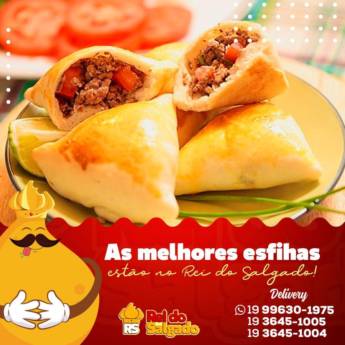 Comprar o produto de 50 Mini Esfihas em Salgados Assados em Americana, SP por Solutudo
