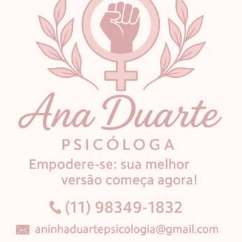 Comprar o produto de Terapia em Taboão da Serra | Ana Duarte Psicóloga em Psicologia pela empresa Ana Duarte Psicologa em Taboão da Serra, SP por Solutudo