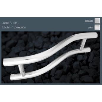Comprar o produto de PUXADOR JADE 40 CM POLIDO em Fechaduras e Travas em Jaboticabal, SP por Solutudo