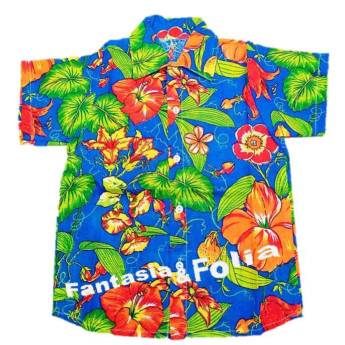 Comprar o produto de 2332 - Camisa havaiana juvenil (tamanhos 10 e 16) em Fantasia Juvenil Masculina em Tietê, SP por Solutudo