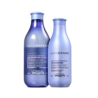 Comprar o produto de Kit L’Oréal Professionnel Serie Expert Blondifier Gloss Duo (2 Produtos) em L'Oreal PROFESSIONNEL em Jundiaí, SP por Solutudo