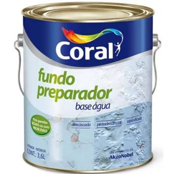 Comprar o produto de Fundo preparador base água da Coral em Tintas e Impermeabilizantes pela empresa Central Tintas em Foz do Iguaçu, PR por Solutudo
