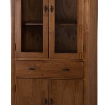 Comprar o produto de Cristaleira Lateral Mad 2 pta mad 2 pta vidro 1 gav 2 prat Mad. em Cristaleira em Foz do Iguaçu, PR por Solutudo