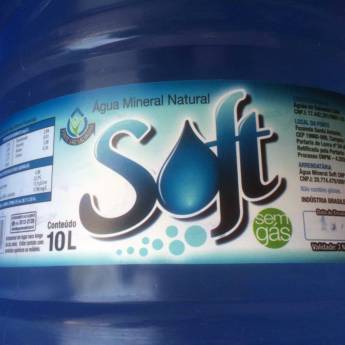 Comprar o produto de Água Soft - Galão de 10L e 20L em A Classificar em Marília, SP por Solutudo