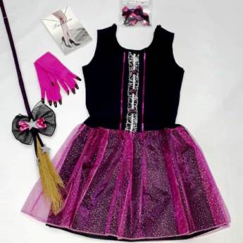Comprar o produto de 2610 - Bruxa pink adulto (tamanho 44) em Fantasia Adulto Feminina em Tietê, SP por Solutudo