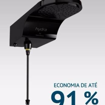 Comprar o produto de DUCHA HYDRA FIT BLACK ELETRÔNICA em Chuveiros e Duchas em Jaboticabal, SP por Solutudo