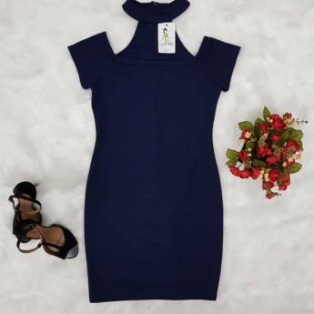 Comprar o produto de Vestido gola em Vestidos em Bauru, SP por Solutudo
