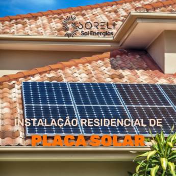 Comprar o produto de Instalação Residencial de Placa Solar em Instalação solar em Foz do Iguaçu, PR por Solutudo