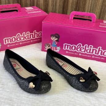 Comprar o produto de Sapatilha Molekinha infantil feminina  em Calçados Infantis em Uberlândia, MG por Solutudo