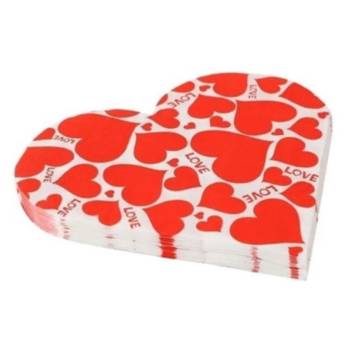 Comprar o produto de Guardanapo estampa de coração  em Embalagens em Mineiros, GO por Solutudo