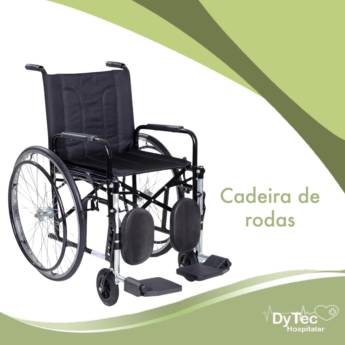 Comprar o produto de Cadeira DE Rodas 301 PM  em Produtos Hospitalares pela empresa Cirúrgica DyTec - Comércio e Manutenção em Equipamentos Médicos Hospitalares em Jundiaí, SP por Solutudo