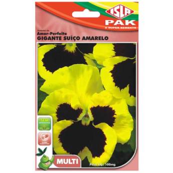 Comprar o produto de semente amor-perfeito gigante amarelo  em A Classificar pela empresa Botucatu Garden em Botucatu, SP por Solutudo