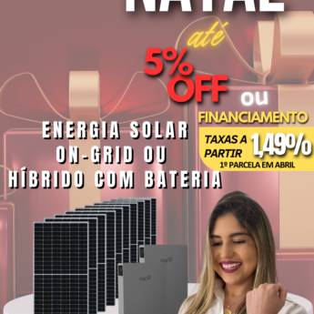 Comprar o produto de Energia Solar On-Grid ou Híbrido com Bateria em Energia Solar em São Paulo, SP por Solutudo