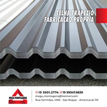Comprar o produto de TELHA TRAPÉZIO  em Telhas em Americana, SP por Solutudo