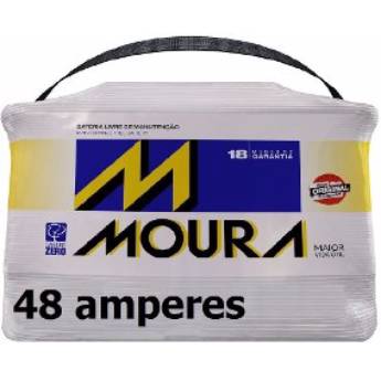 Comprar o produto de Bateria Moura 48ah em Baterias Automotivas pela empresa Baterauto Baterias em Mineiros, GO por Solutudo