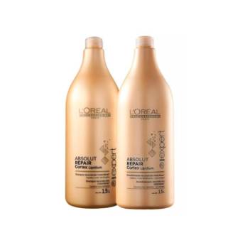 Comprar o produto de Kit L'Oréal Professionnel Expert Absolut Repair Cortex Lipidium Salon (2 Produtos) em L'Oreal PROFESSIONNEL em Jundiaí, SP por Solutudo