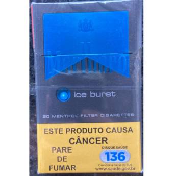 Comprar o produto de  Marlboro Ice Burst Menthol em Cigarros pela empresa Empório Primare Bebidas e Eventos - Loja 02 em Mineiros, GO por Solutudo